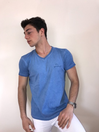 ФУТБОЛКА МУЖСКАЯ МОДЕЛЬ 2091 С ВЫШИВКОЙ