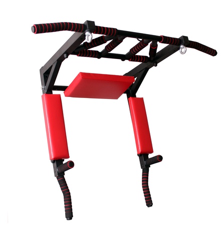 Турник Брусья Пресс 3 в 1 MDL разборный черный мультихват