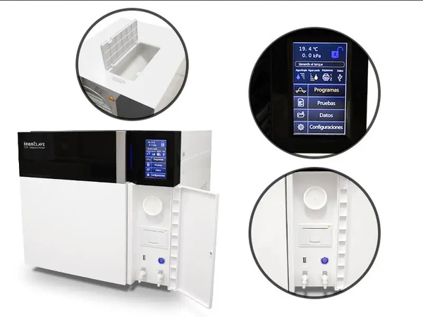 Автоклав класса стерилизации B 18л, сенсорный ЖК-экран, USB, принтер