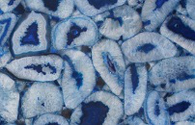 Агат синий полудрагоценный