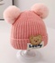 Bebek şapkası (sevimli ve süper sevimli yenidoğan örgü şapka)