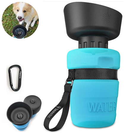 köpekler için taşınabilir su şişesi