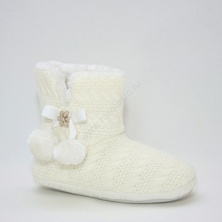 Peluş ponponlu Ugg botlar L-313