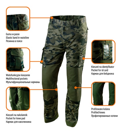 CAMUFFLED PANTS YMO TOOLS CAMO SERIES KHAKI. YMO - 5016