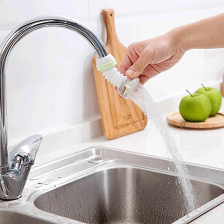 Kitchen faucet nozzle water saving flexible