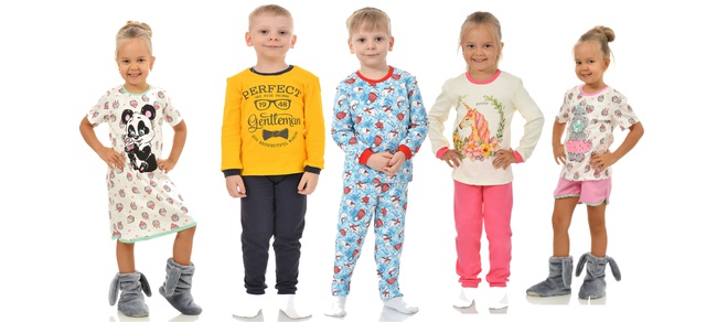 Детские пижамы для сна и отдыха