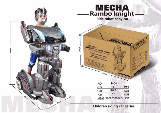 Электромобиль робот робокар MECHA