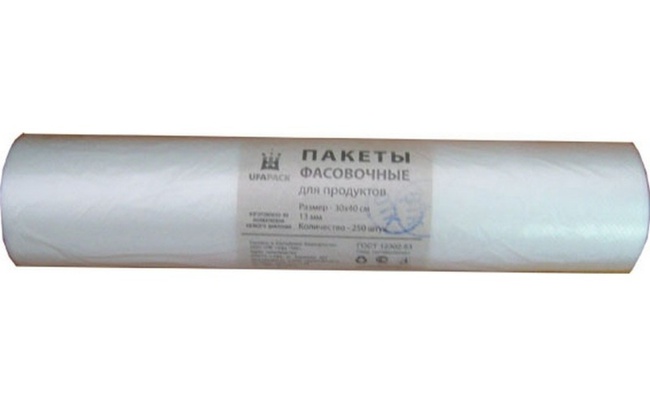 ПАКЕТЫ ДЛЯ ПРОДУКТОВ 30Х40 Б/ЭТИКЕТКИ