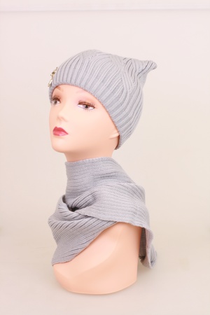 Çocuk kış seti (şapka ve atkı)