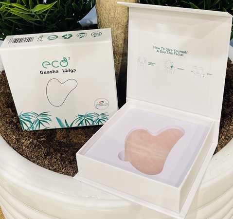 ЭКО розовый кварц гуаша