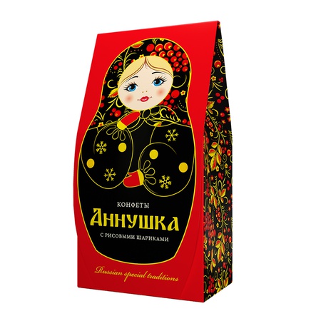 Конфеты "Аннушка" с рисовыми шариками, 140 г