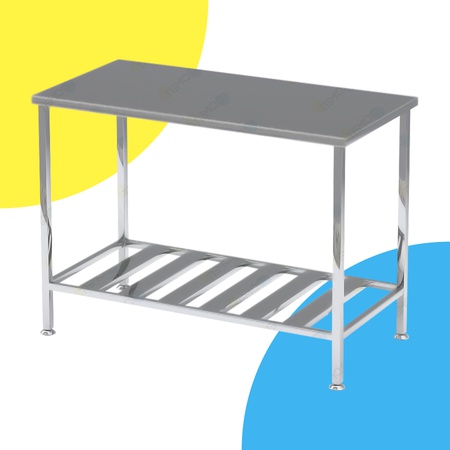 TemQo Endüstriyel masa paslanmaz çelik raf ızgarası