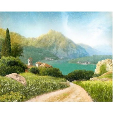 Die Straße zum Haus / 3 Fahrspuren