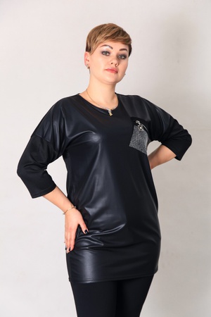 Туника кожанная