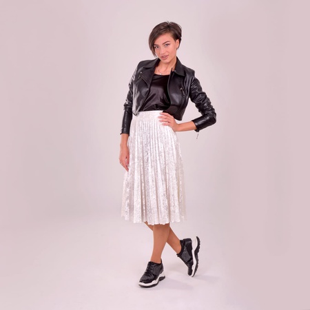 Юбка, жакет, рубашка, блуза