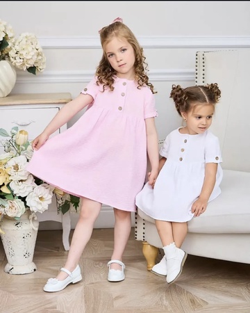 Муслиновое платье для девочек
