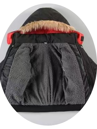 秋冬儿童外套1～4岁抓绒内衬防水面料保暖棉服