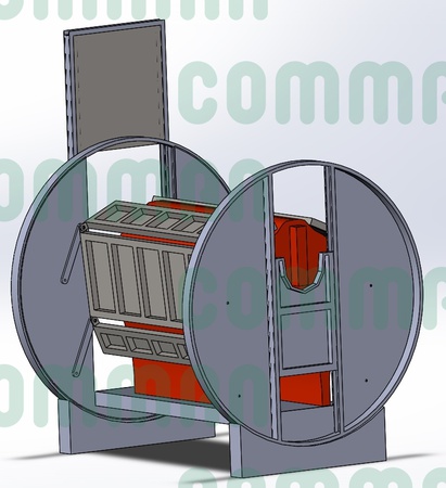 Stunning boxes for ritual halal slaughter of animals