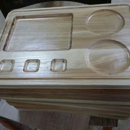 Сервировочные и разделочные доски из массива Дуба и Бука.