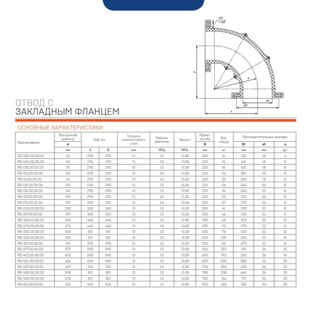 Резиновый отвод