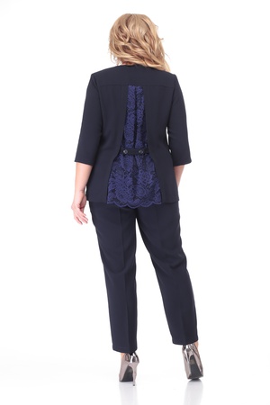 КОСТЮМ ЖЕНСКИЙ МОДЕЛЬ 771 СИНИЙ,Anastasia Mak