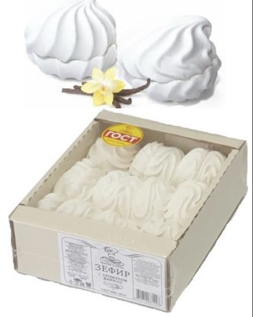 Зефир ванильный вес (3,5/ 1 кг)