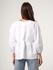 Блузка белая на завяках
