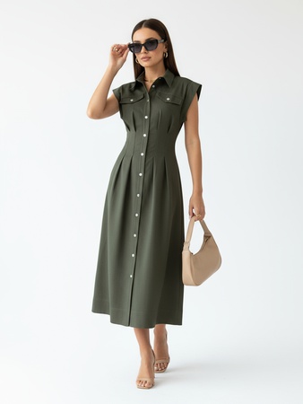 Женское платье миди сарафан