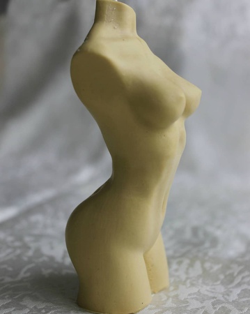 Candle "female bust"