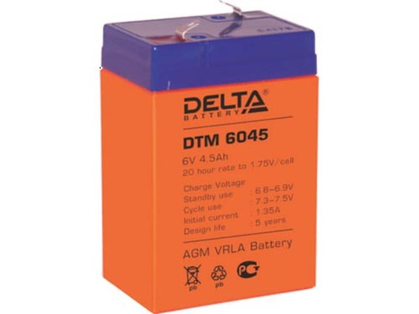 Delta DTM 6045 battery