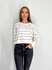 Лонгслив в полоску укороченая