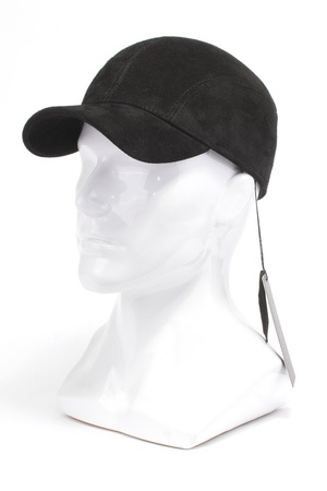 Suede baseball cap