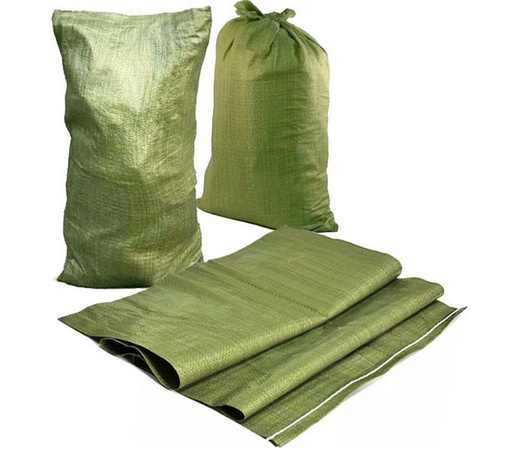 PP construction bag, green