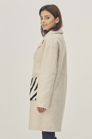 Пальто женское Silverfox модель 807 Жемчуг