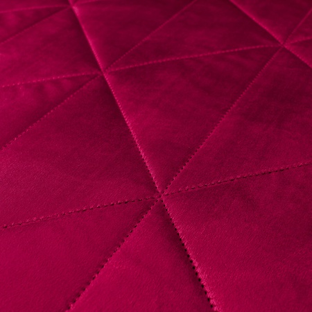 Велюровое покрывало в клетку OVL035