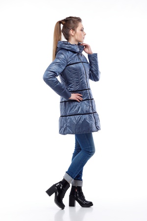 Пальто стеганое