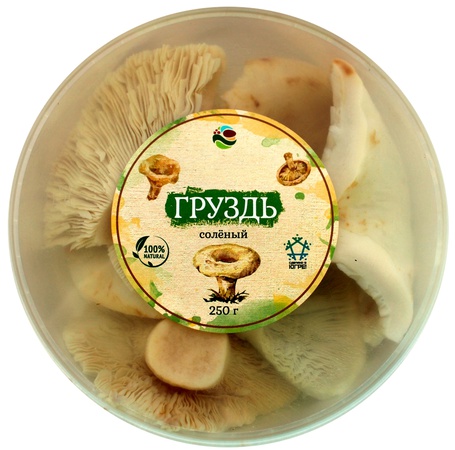 Грузди соленые ПЭТ (ДАРЫ-ЮГРЫ-ХМАО) 250гр