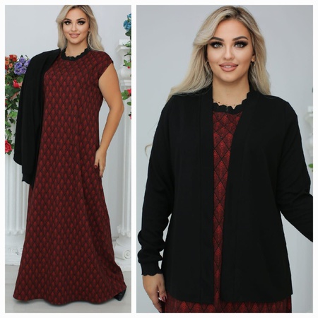 Сарафан+кардиган