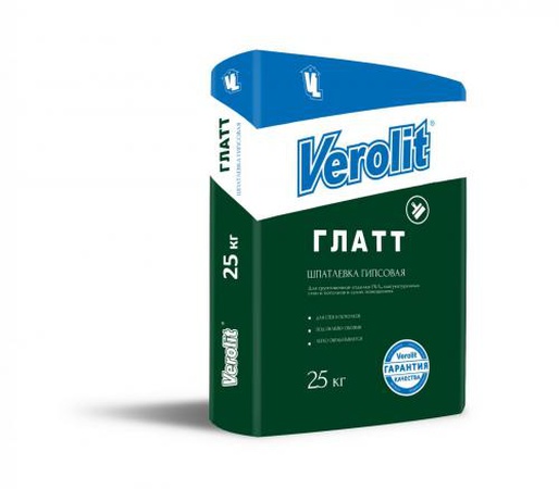 Шпатлевка гипсовая “Verolit  GLATT” - 25 кг