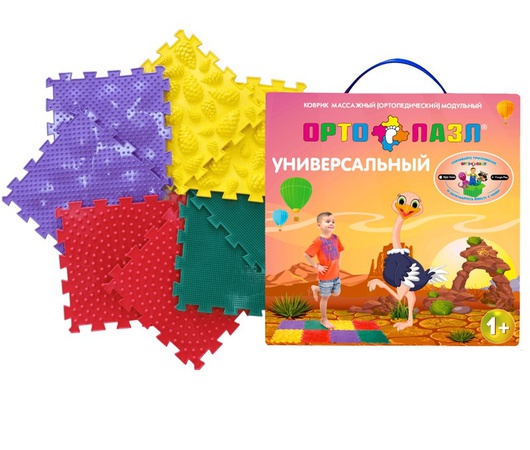 Ortopedik mat ORTO PUZZLE MIX "Burdocks"