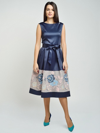 1589 Mod. Kadın elbisesi, beden aralığı: 44-50