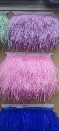 Ostrich feathers 10 cm
