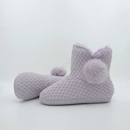 Угги с попонами из натурального меха L-311