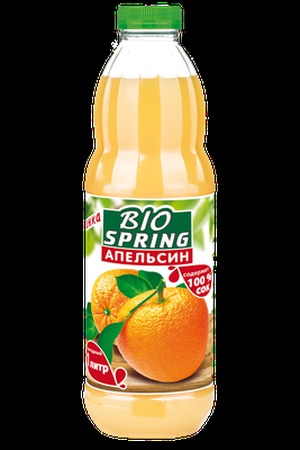 Апельсиновый сокосодержащий напиток 1 литр