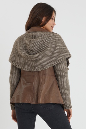 Leather jacket for women - Relaxed Fit