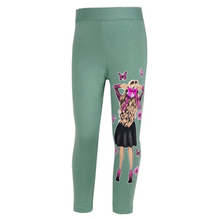 Оптом Леггинсы для девочек с принтом 3-8 лет