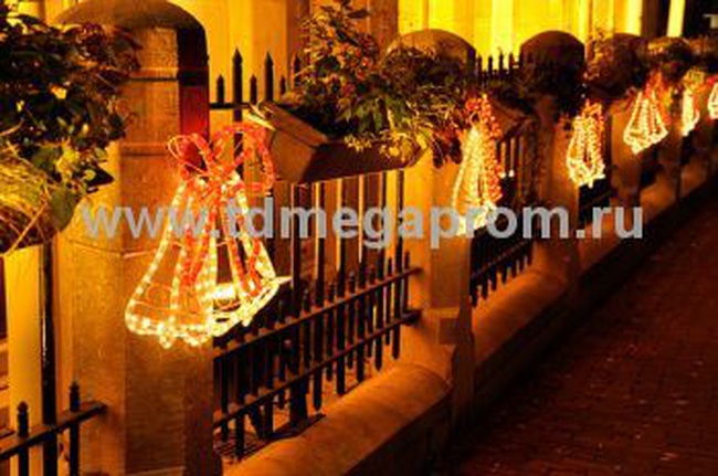 Световая фигура из дюралайта "КОЛОКОЛЬЧИКИ"