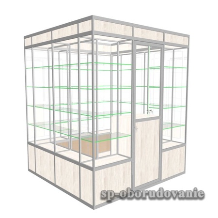 Павильон из АЛ-профиля ЭКО-4