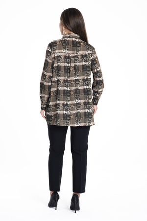 Büyük Beden Kapalo Patlı Gömlek