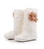 Ugg boots with chiffon flower L-104